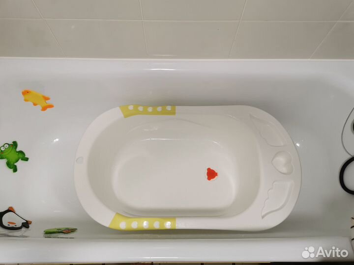 Ванночка с горкой для новорожденных
