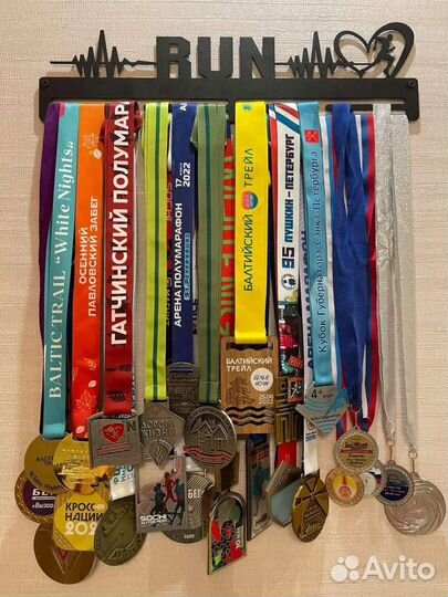 Медальница бег RUN Man