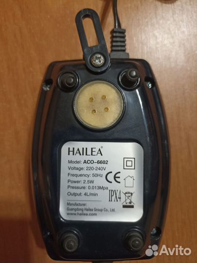 Компрессор воздушный для аквариума