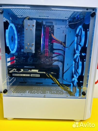 Мощный игровой компьютер ryzen 5500 + RTX4060