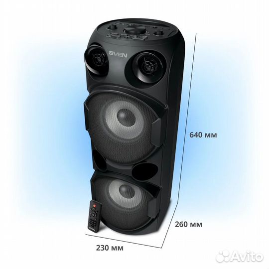 Портативная акустика Sven PS-750 80 Вт