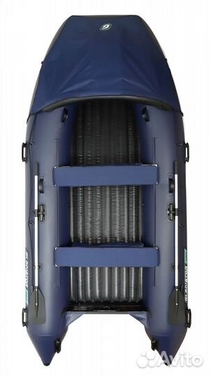 Лодка пвх Gladiator E380 PRO темно-синий