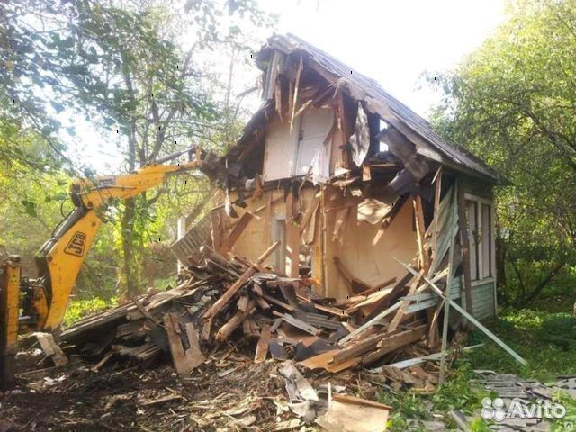 Снос дач, построек, бань, старых домов