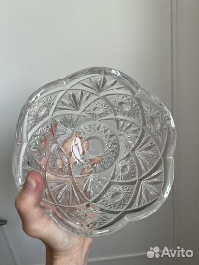 Салатник хрустальный