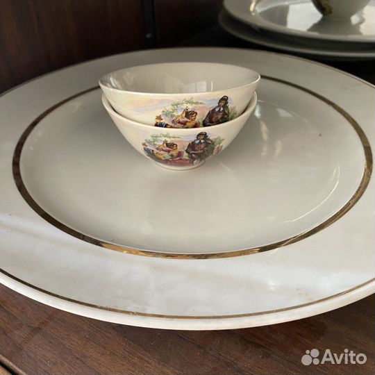 Посуда СССР хрусталь, обычная, фигурки