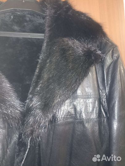 Дубленка натуральная мужская 50 52