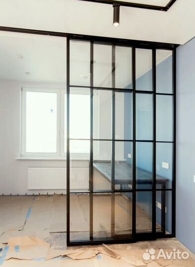 Раздвижная каскадная перегородка