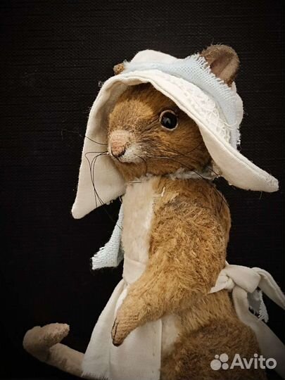 Тедди мышка Поля (полёвка)