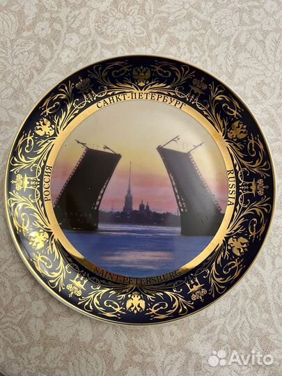 Тарелка декоративная Санкт-Петербург