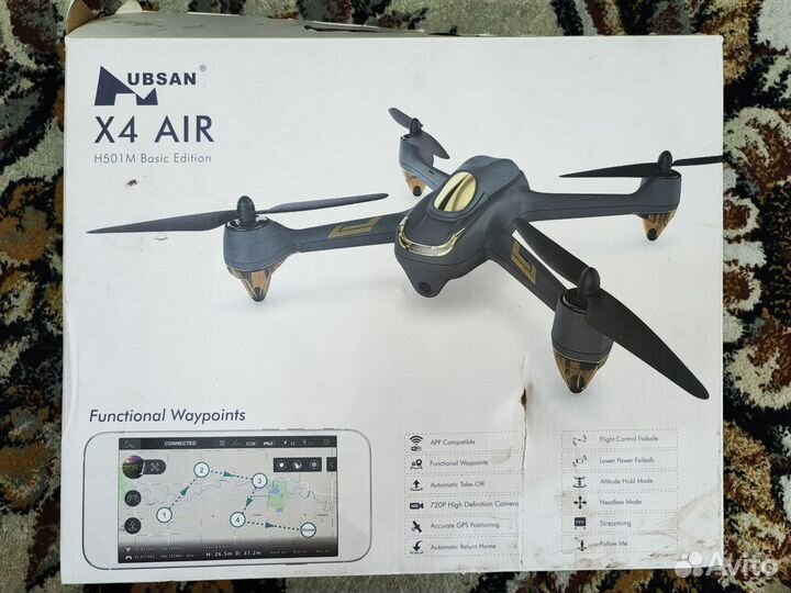 Квадрокоптер hubsan h501m