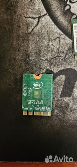 Новый M.2 wifi + bluetooth адаптер Intel 7265NGW