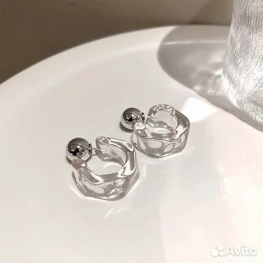 Серьги в стиле celine