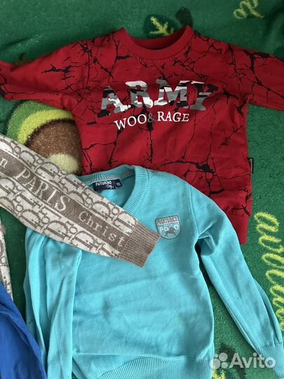Вещи пакетом на мальчика 92 98
