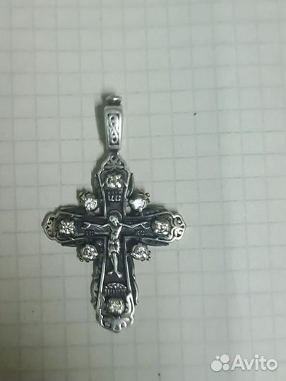 Крест серебро