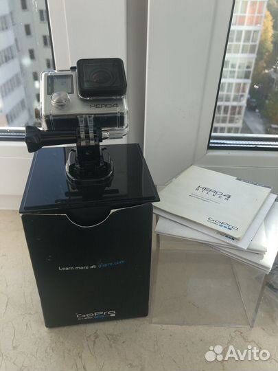 Камера GoPro Hero 4 silver с пультом