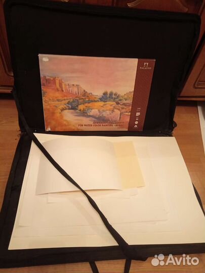 Акварельная бумага и другой много