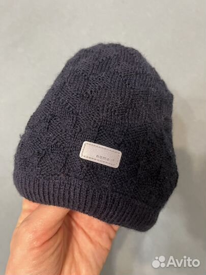 Шапка шлем для мальчика зима 1-2 года Name IT