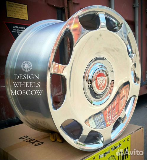 Кованые диски R19 на Jaguar XJ X351