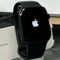 Часы apple watch с яблоком