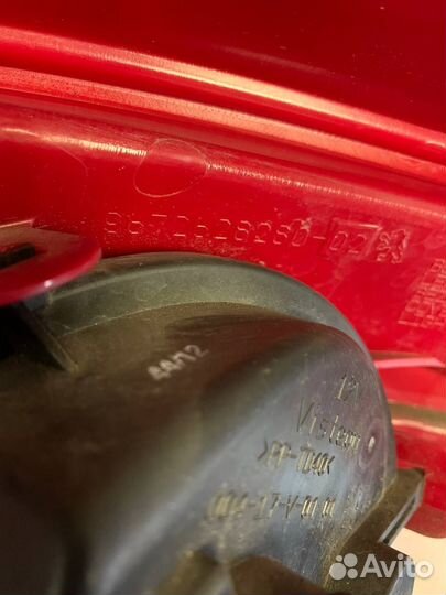 Фонарь задний левый Пежо 208 хэтчбек