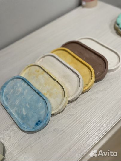 Поднос из гипса