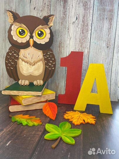 1 сентября украшение из пенопласта