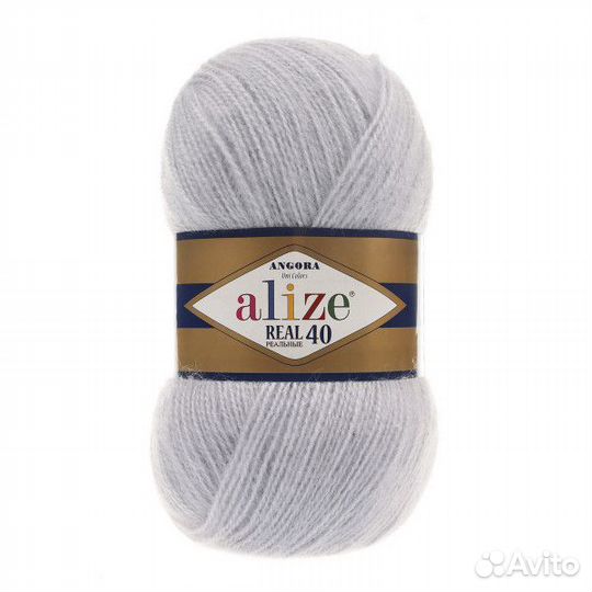 Alize Angora Real 40. Пряжа Ализе Ангора Реал 40