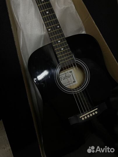 Акустическая гитара SA105 BK черный глянец