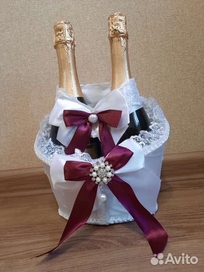 Подставка для шампанского (свадебная)