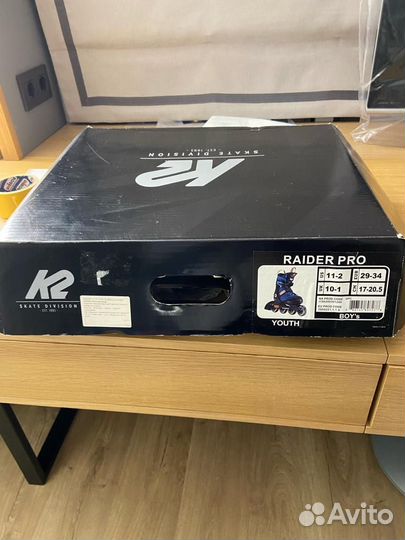 Роликовые коньки детские K2 Raider Pro
