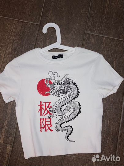 Топик с драконом в японском стиле, сарафан