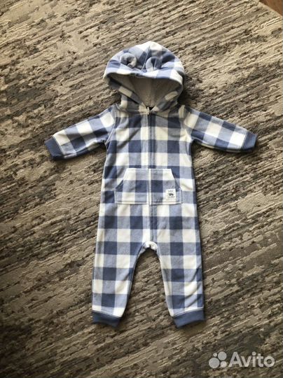 Флисовые комбинезоны carters и котмаркот