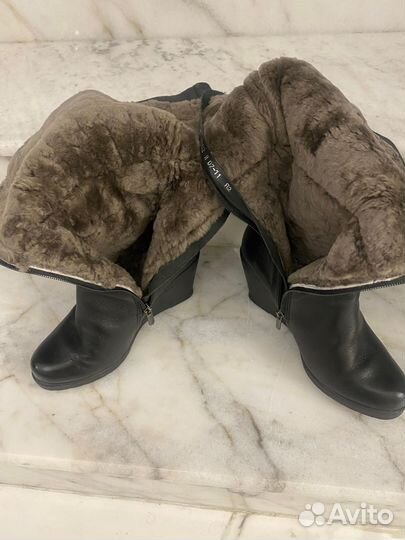 Сапоги зимние новые натуральная кожа