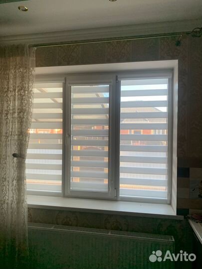 Рулонные шторы день ночь