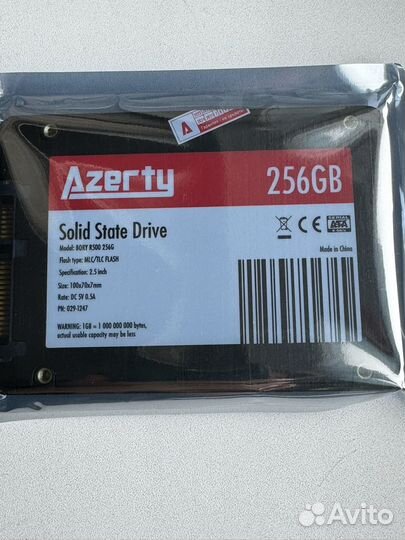 Ssd 256gb SATA 2,5
