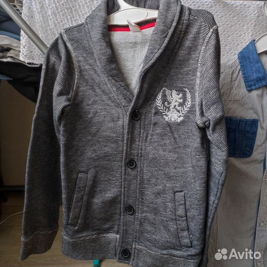 Костюм школьный двойка тройка серый 128/134/146