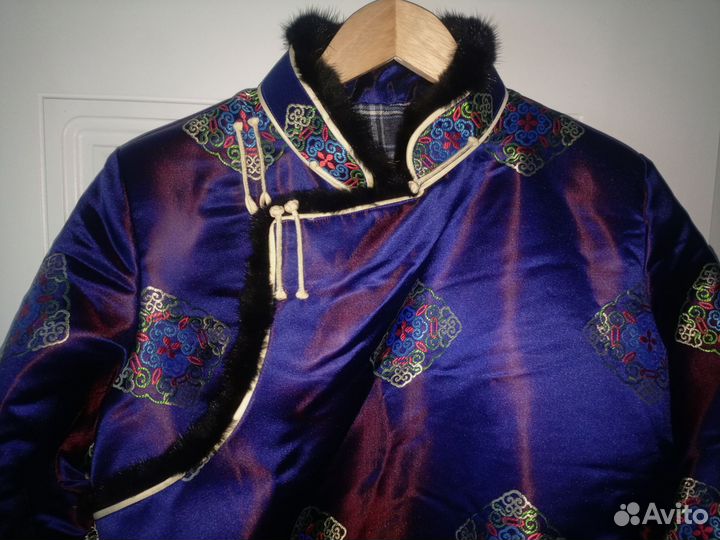 Тыва тон, пальто национальное с норкой