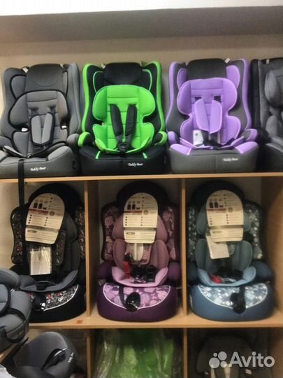 Автокресла от 0 до 36 кг разных расцветок