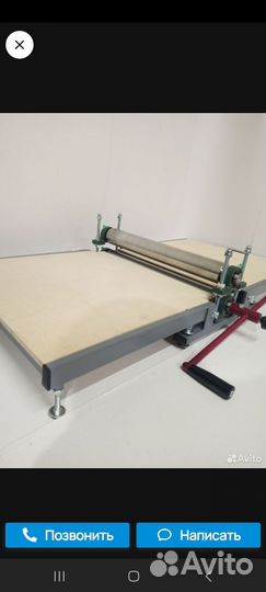 Валковый пресс для картона ручной