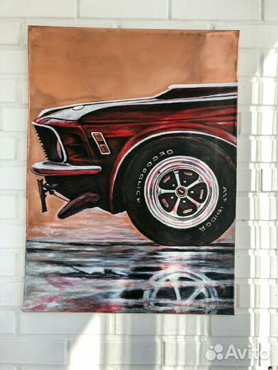 Картина маслом на меди