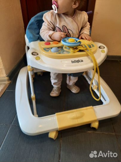 Ходунки машинка музыкальная babyton