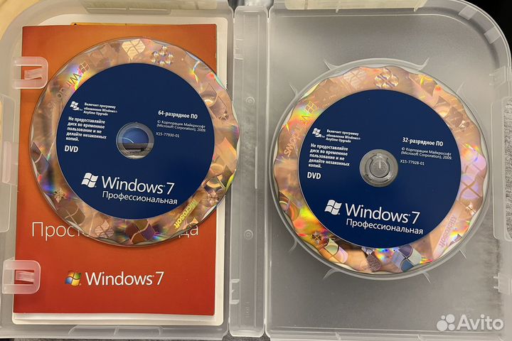 Windows 7 + лицензионный код