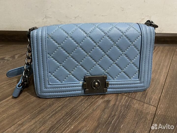 Сумка женская голубая