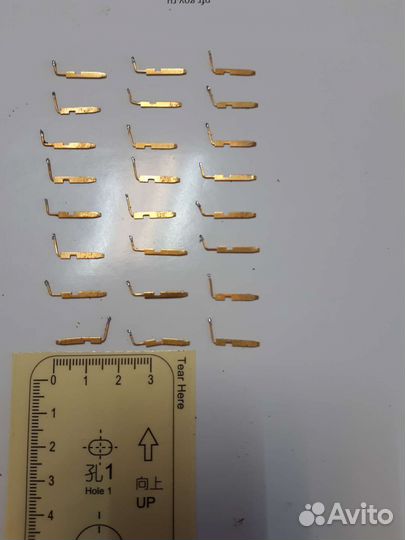 Контакты, радиодетали, часы (лом Au, аффинаж )