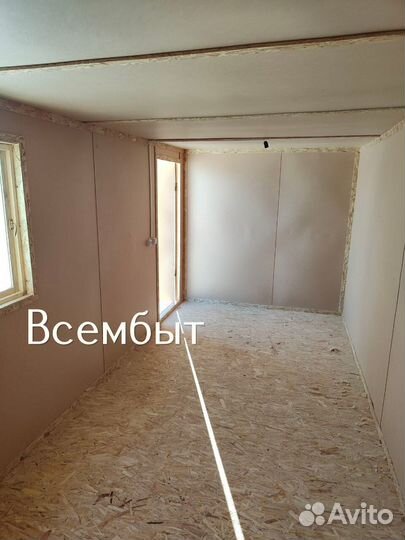 Новый вагончик бытовка с доставкой на манипуляторе