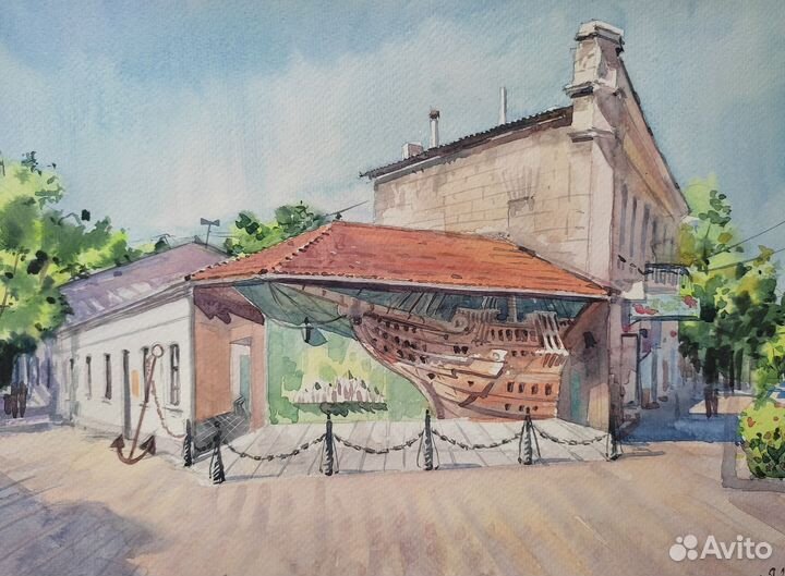 Картина акварель 