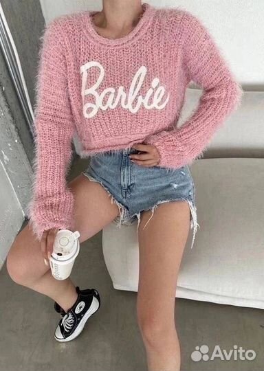 Короткий свитер Барби