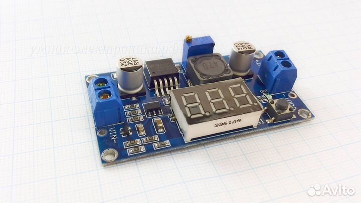 Преобразователь ET LM2596-cvled понижающий