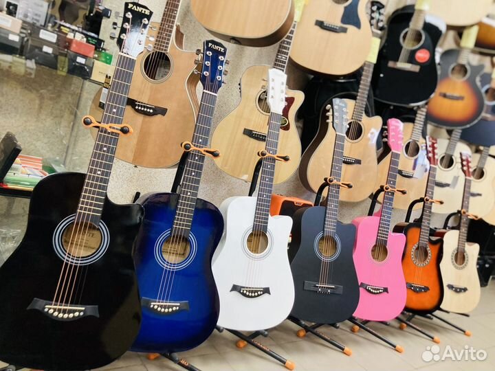 Новые Акустические Гитары - Настроены