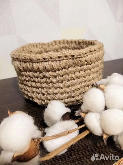 Подставка под горячее из джута